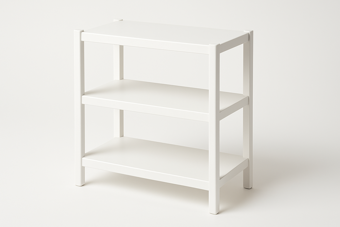 3-Tier Compact Storage Shelf - Easy Assembly Organizer