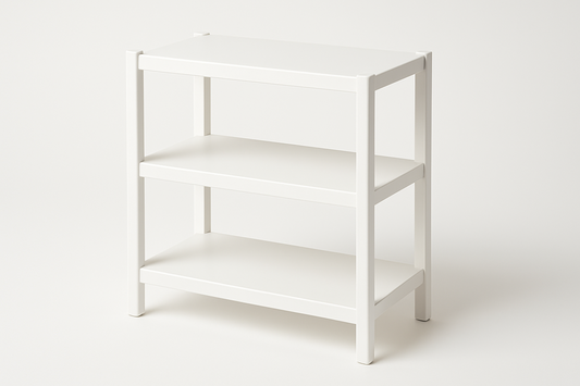 3-Tier Compact Storage Shelf - Easy Assembly Organizer