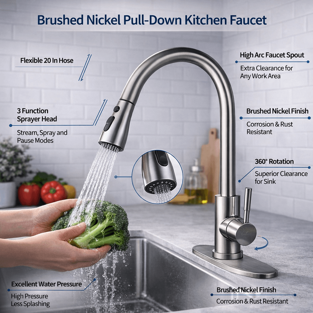 Vexoara Kitchen Faucet
