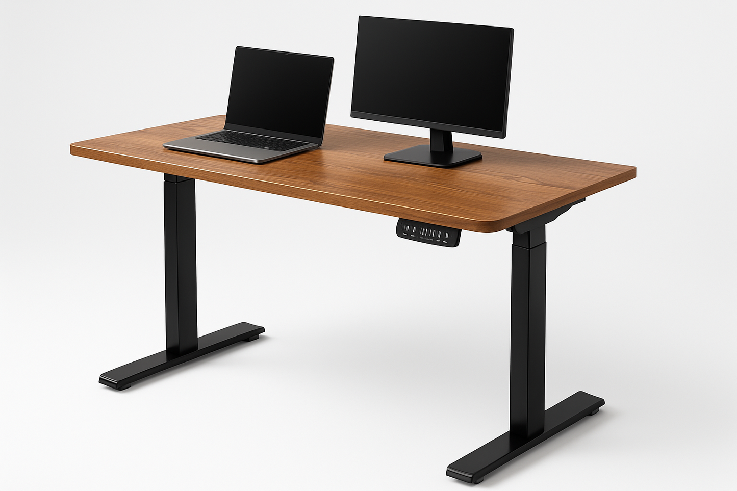 Electric Height Adjustable Standing Desk with Memory Presets