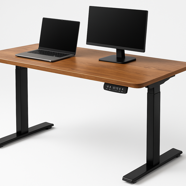 Electric Height Adjustable Standing Desk with Memory Presets