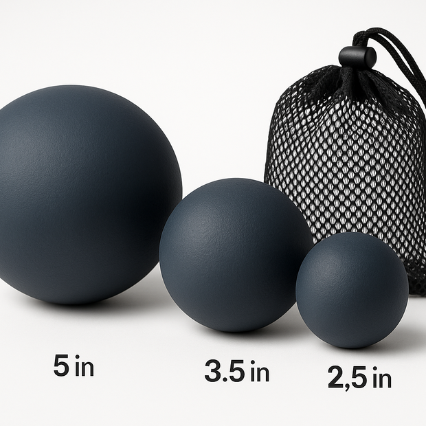 Therapeutic Massage Ball Set - Deep Tissue Trigger Point Release Kit